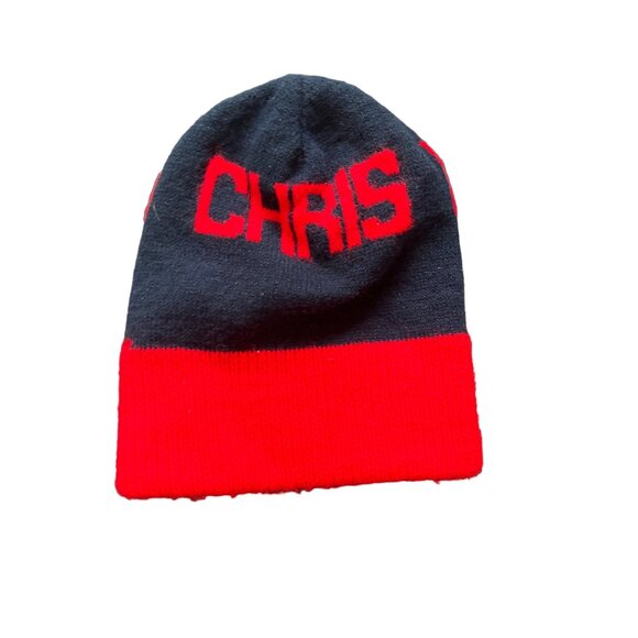 Chris Monogram Beanie - Picture 1 of 2